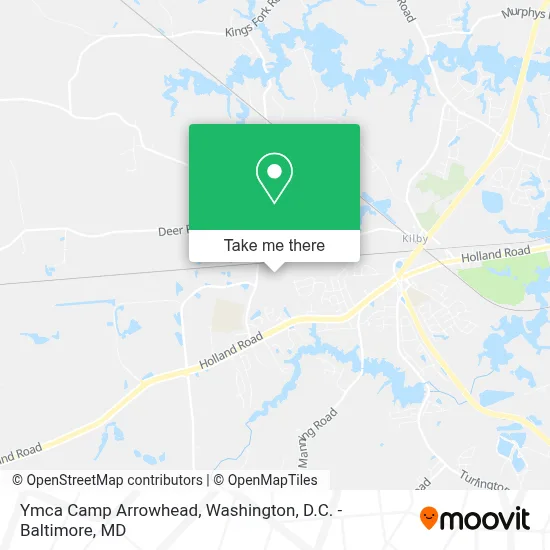 Ymca Camp Arrowhead map