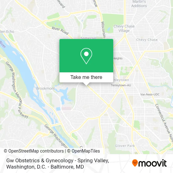 Gw Obstetrics & Gynecology - Spring Valley map
