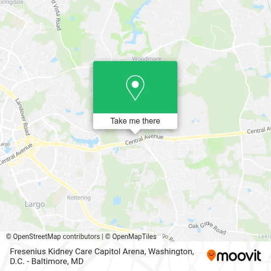 Fresenius Kidney Care Capitol Arena map