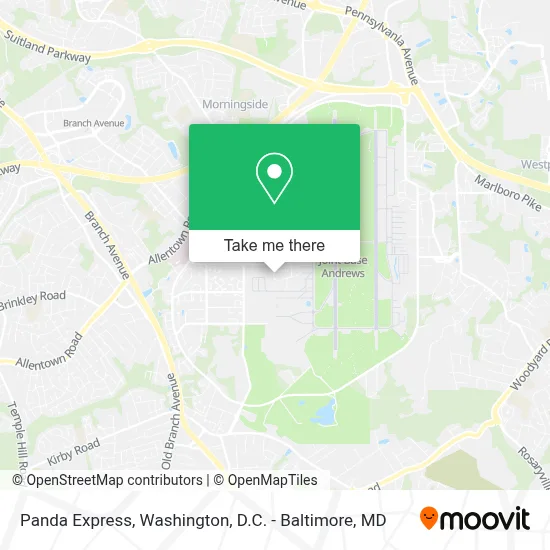 Panda Express map