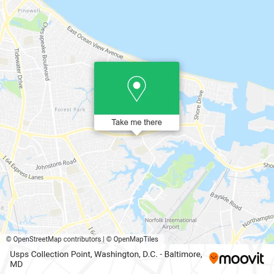 Usps Collection Point map