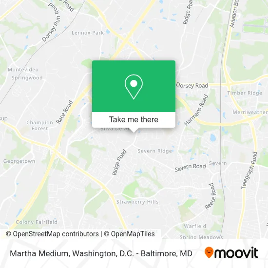 Martha Medium map