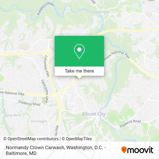 Normandy Crown Carwash map