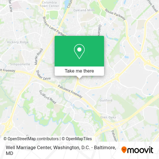 Well Marriage Center map