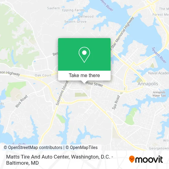 Matts Tire And Auto Center map
