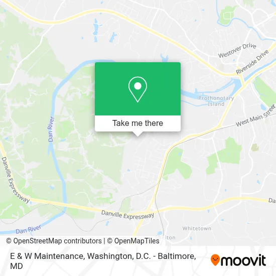 E & W Maintenance map