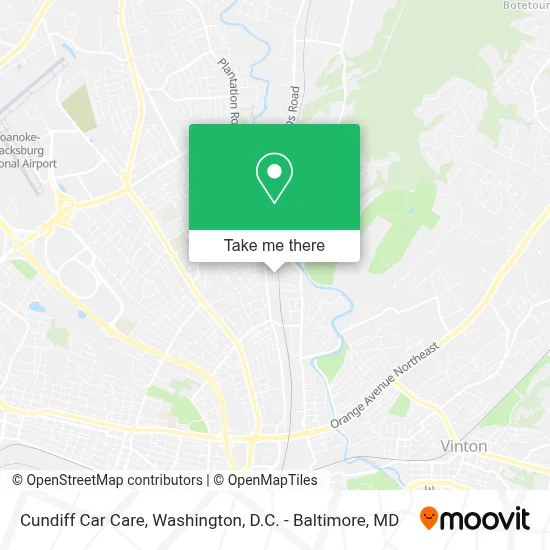 Cundiff Car Care map