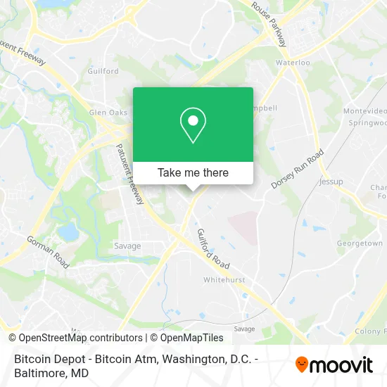 Bitcoin Depot - Bitcoin Atm map