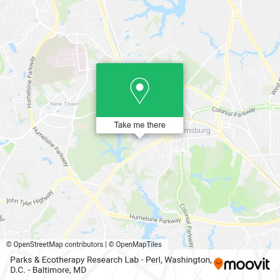 Parks & Ecotherapy Research Lab - Perl map