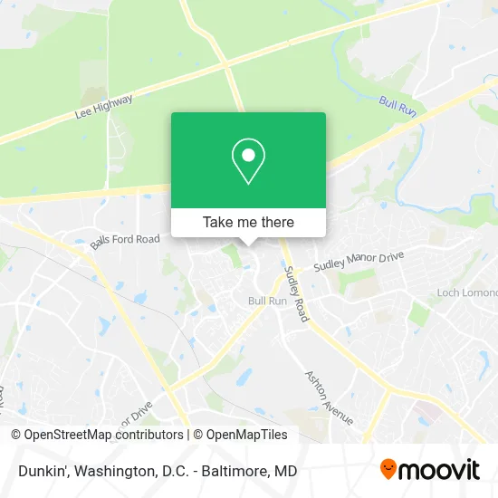 Dunkin' map