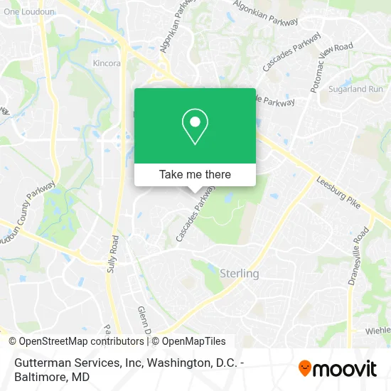 Gutterman Services, Inc map