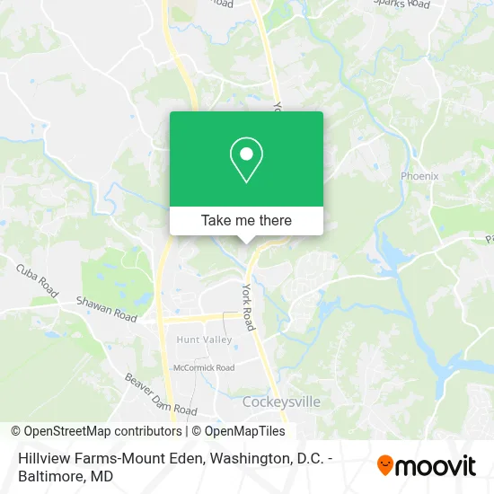 Hillview Farms-Mount Eden map
