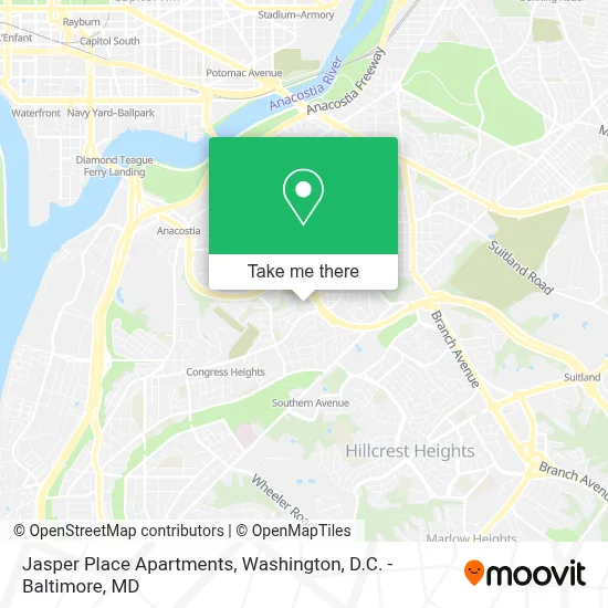 Jasper Place Apartments map