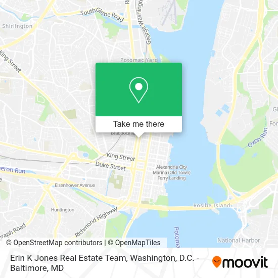 Erin K Jones Real Estate Team map