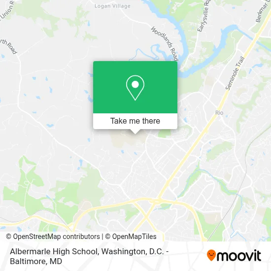 Albermarle High School map
