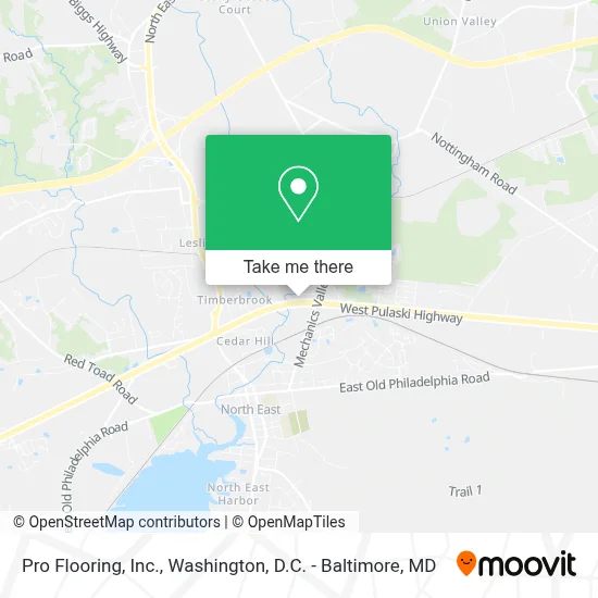 Pro Flooring, Inc. map