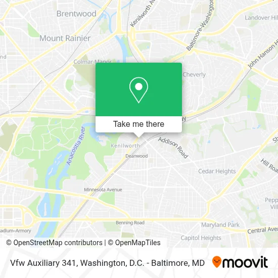 Vfw Auxiliary 341 map