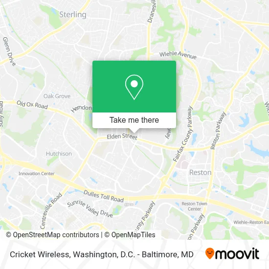 Cricket Wireless map
