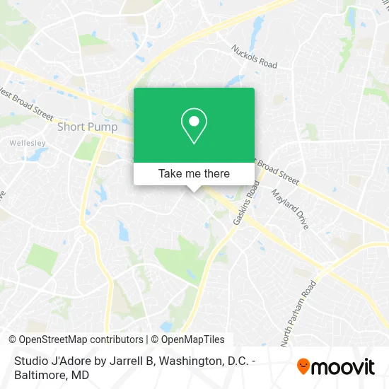 Studio J'Adore by Jarrell B map