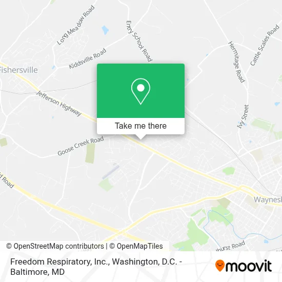 Freedom Respiratory, Inc. map