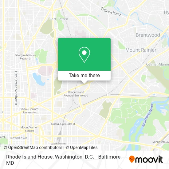 Rhode Island House map