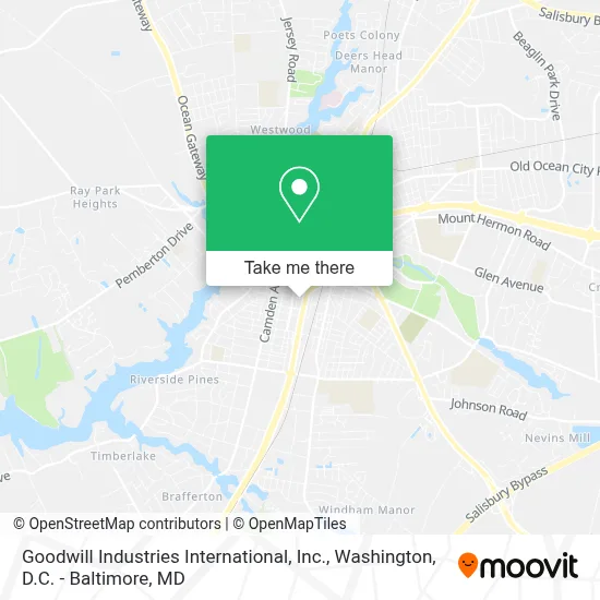 Goodwill Industries International, Inc. map