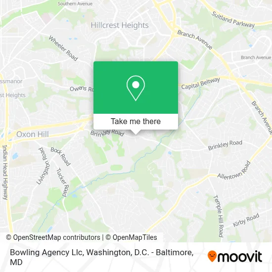 Bowling Agency Llc map