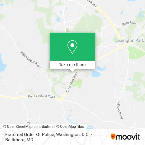 Fraternal Order Of Police map