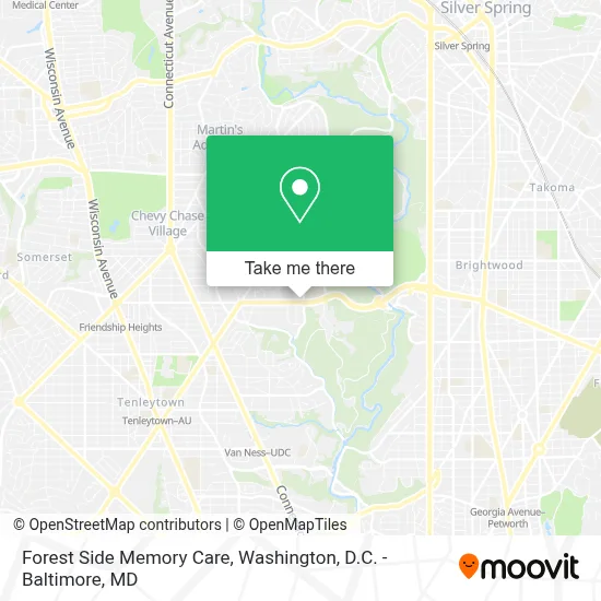 Forest Side Memory Care map