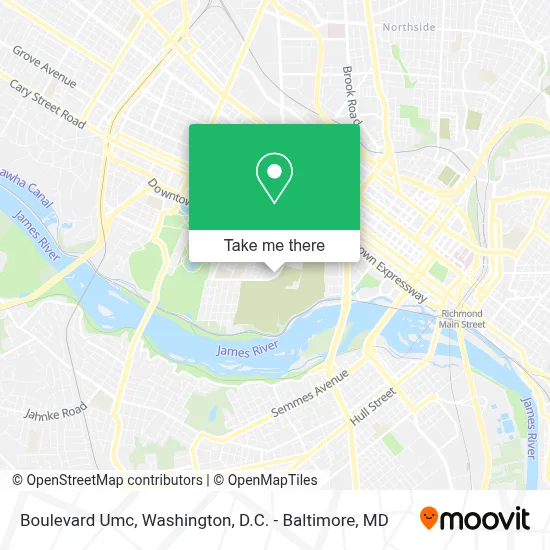 Boulevard Umc map