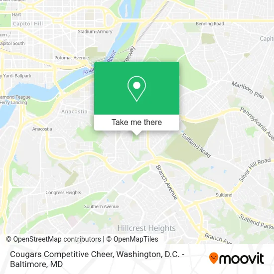 Cougars Competitive Cheer map