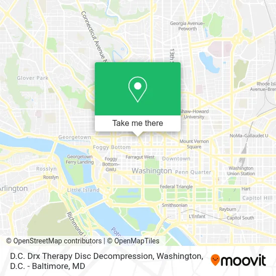 D.C. Drx Therapy Disc Decompression map