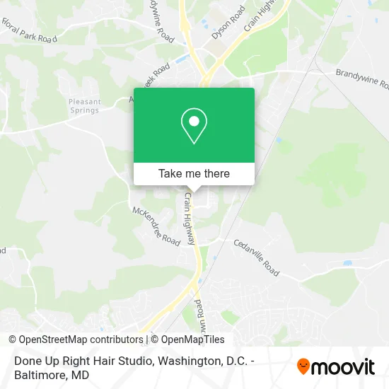 Done Up Right Hair Studio map