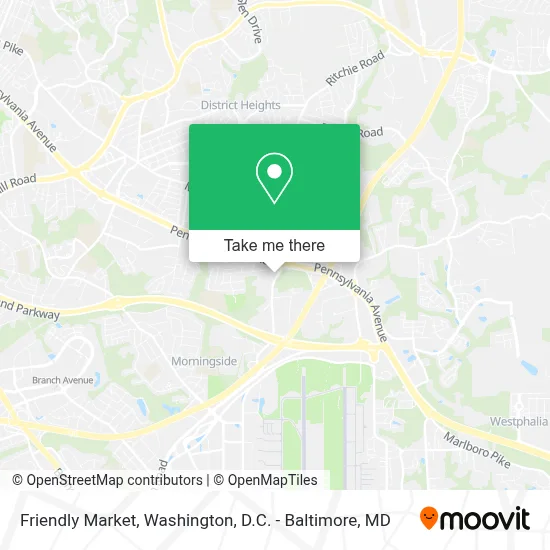 Friendly Market map