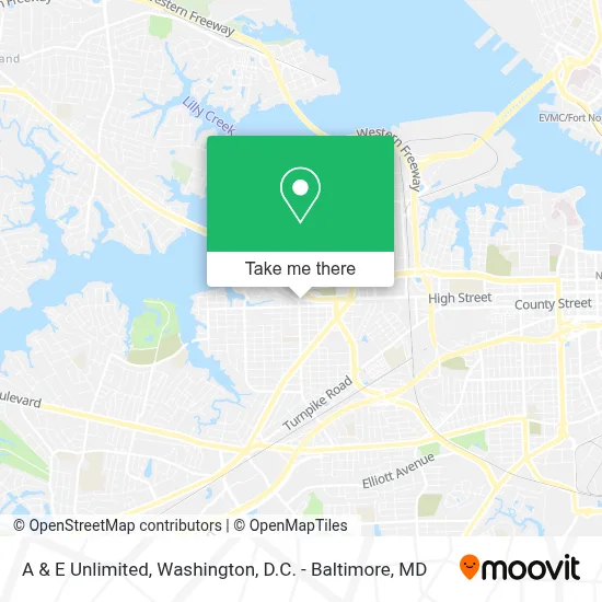 A & E Unlimited map