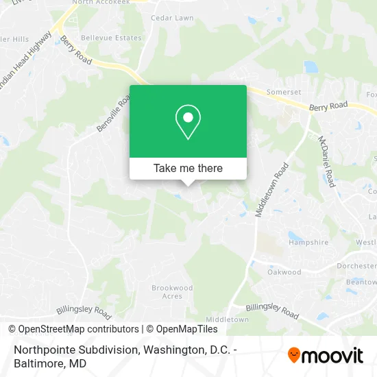 Northpointe Subdivision map
