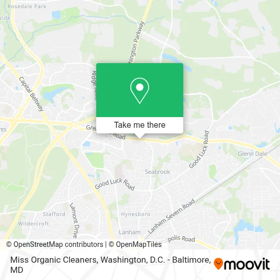 Miss Organic Cleaners map