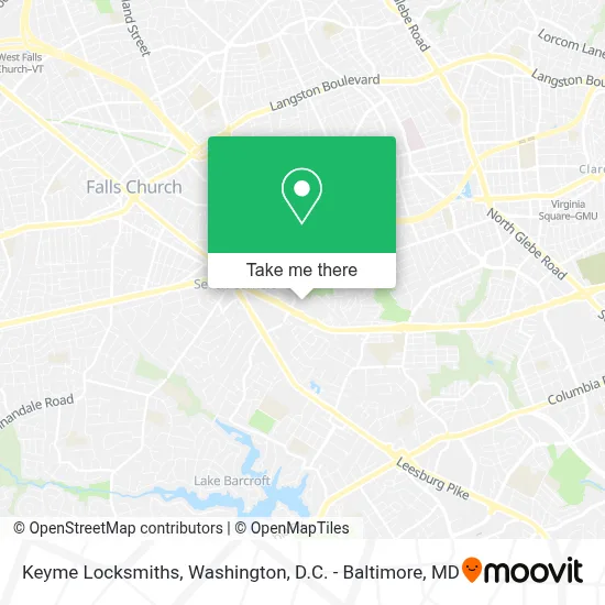 Keyme Locksmiths map