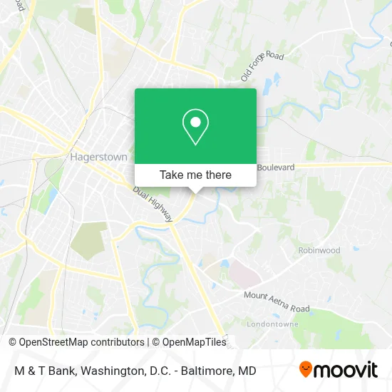 M & T Bank map