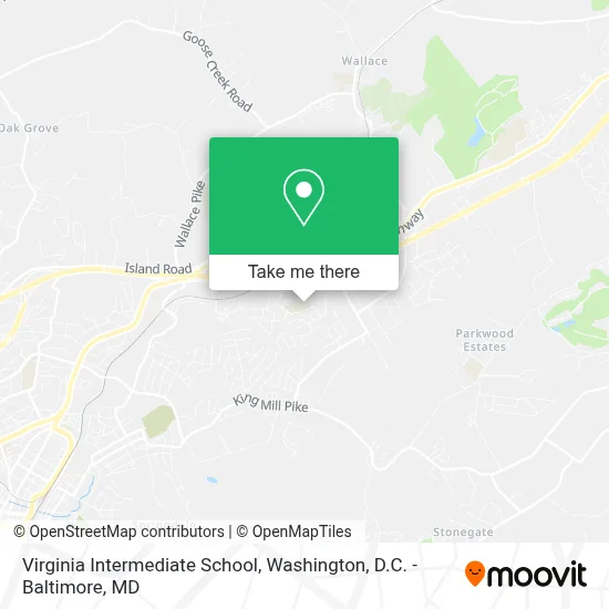 Virginia Intermediate School map