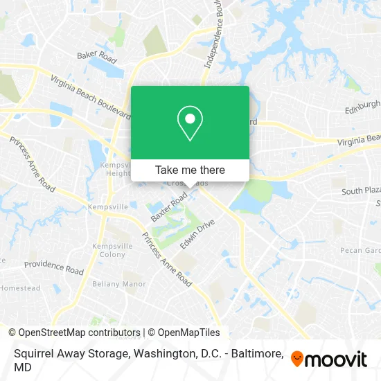 Squirrel Away Storage map