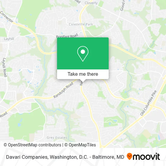 Davari Companies map