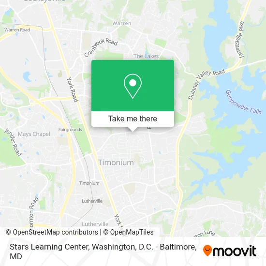Stars Learning Center map