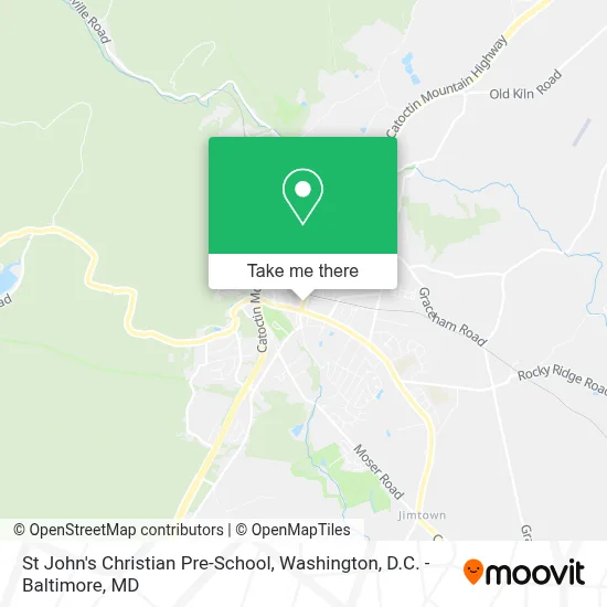St John's Christian Pre-School map