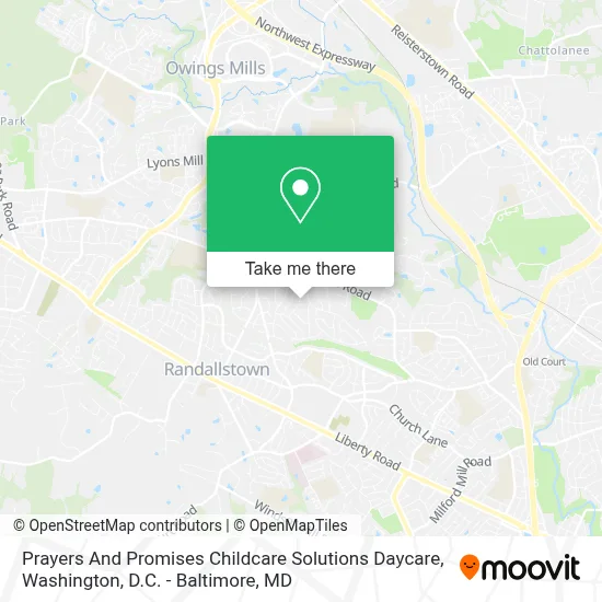 Prayers And Promises Childcare Solutions Daycare map