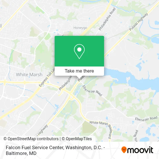 Falcon Fuel Service Center map
