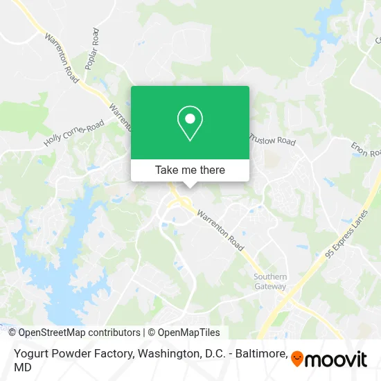 Yogurt Powder Factory map
