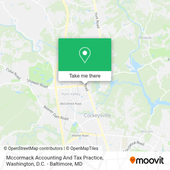 Mccormack Accounting And Tax Practice map