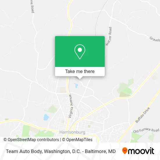 Team Auto Body map