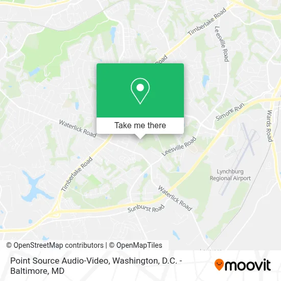 Point Source Audio-Video map